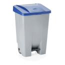 125 005 1144801 Tretabfallbehälter mit blauem Deckel